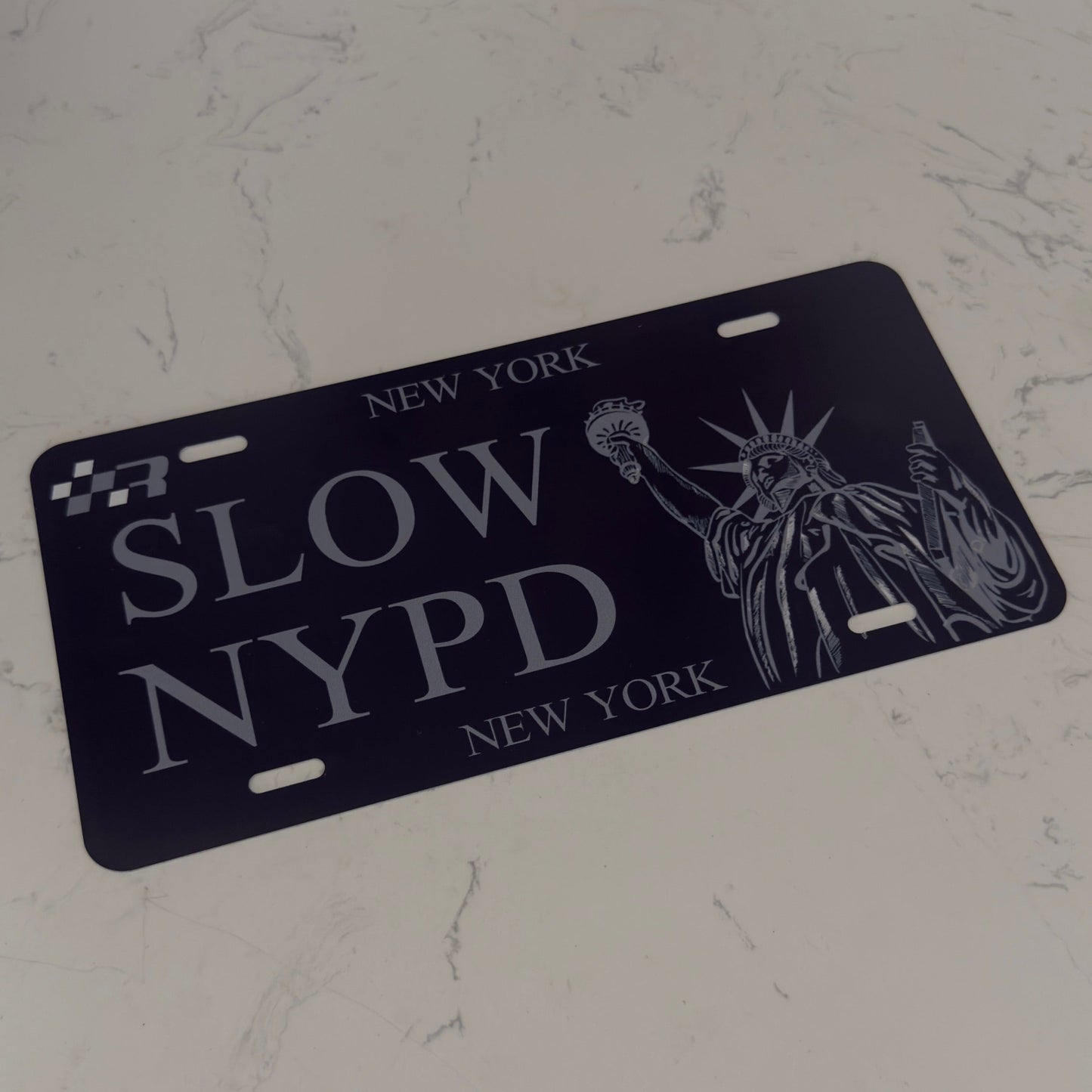"SLOW NYPD" NY Edition License Plate